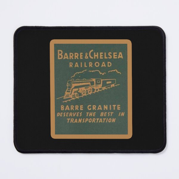 Item preview, Vintage Barre and Chelsea Railroad - Barre Granite Route - Vermont designed and sold by QuayTradingCo.