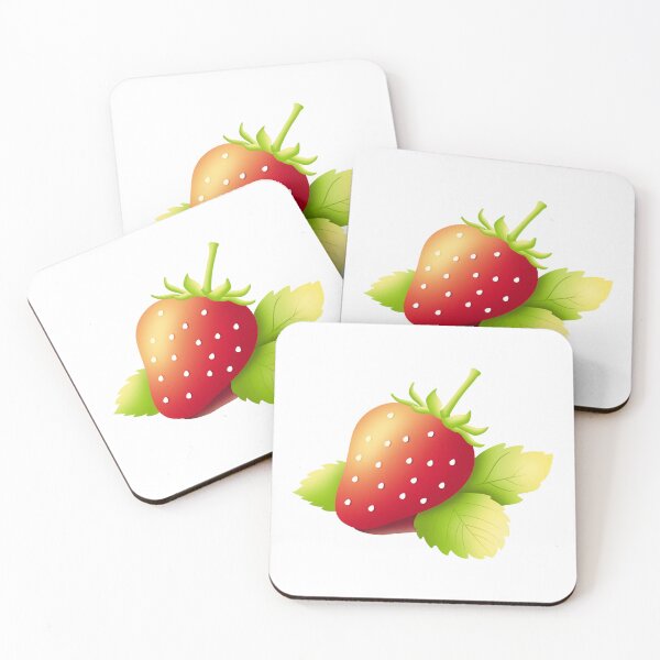 Item preview, Strawberry Shapes Collection PNG designed and sold by KJackArtwork.