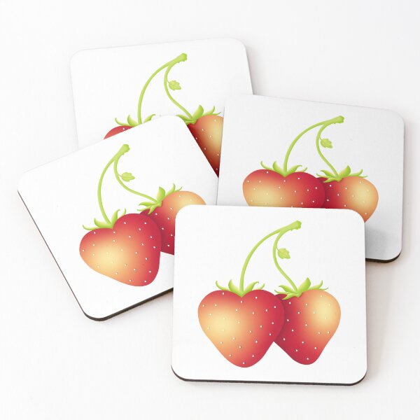 Item preview, Strawberry Shapes Collection PNG designed and sold by KJackArtwork.