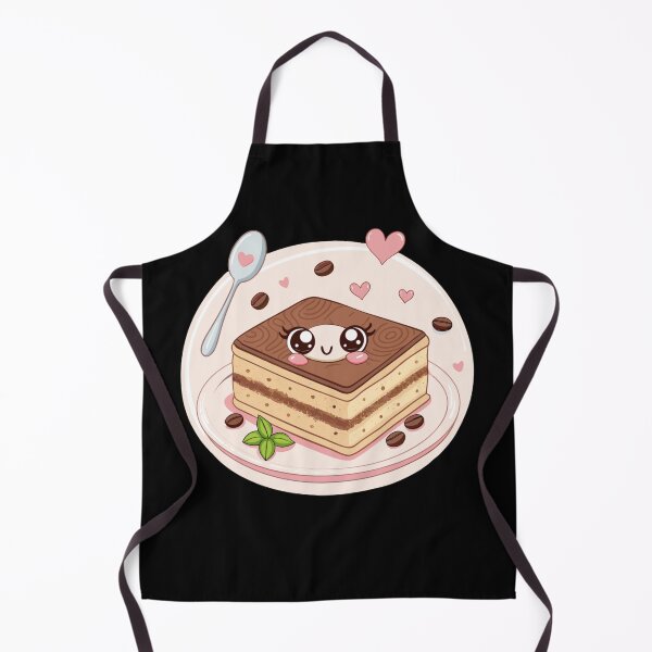 Item preview, Cute Kawaii Tiramisu – Adorable Italian Dessert Cartoon Design designed and sold by VividOrganica.