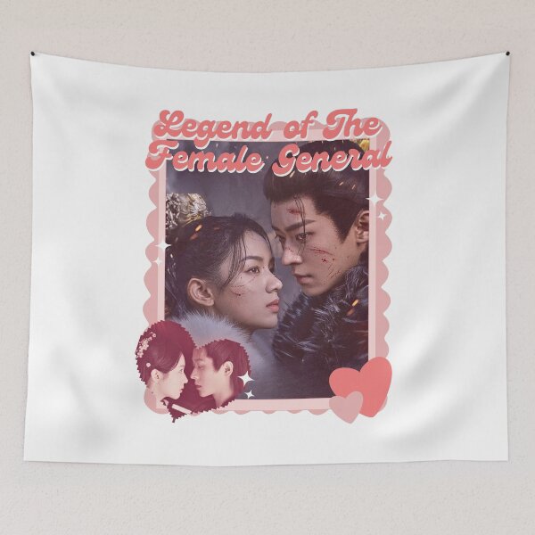 Item preview, Legend of The Female General Chinese Romance Drama C-drama illustration designed and sold by HELL0WBELLO.