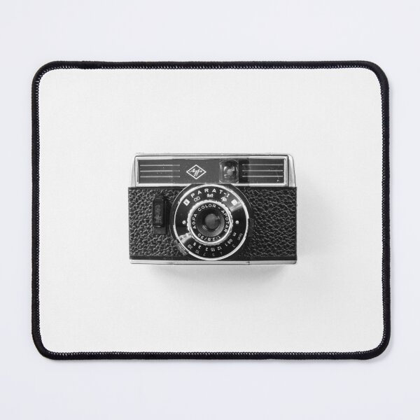 Item preview, Vintage black and white retro Agfa camera art print - film photography designed and sold by Christa Stroo Photography.