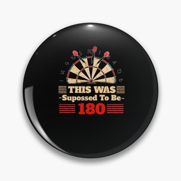 Item preview, This Was Supposed To Be 180 – Funny Darts Fail Vintage Design designed and sold by TheØche.