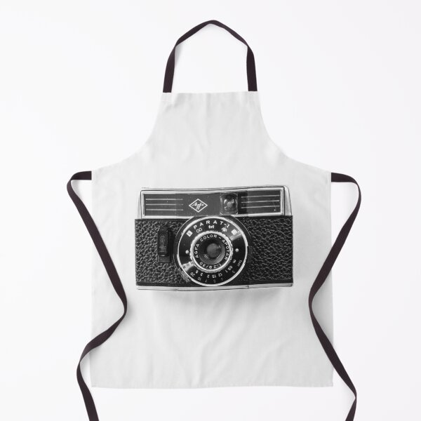 Item preview, Vintage black and white retro Agfa camera art print - film photography designed and sold by Christa Stroo Photography.