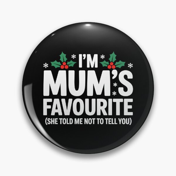 Item preview, Funny Christmas Mum Favourite Cheeky Gift Design Joke Gag designed and sold by w1ckerman.