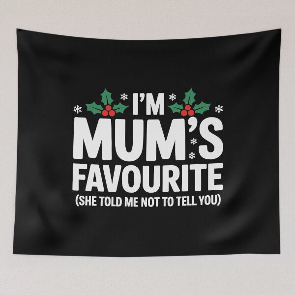Item preview, Funny Christmas Mum Favourite Cheeky Gift Design Joke Gag designed and sold by w1ckerman.