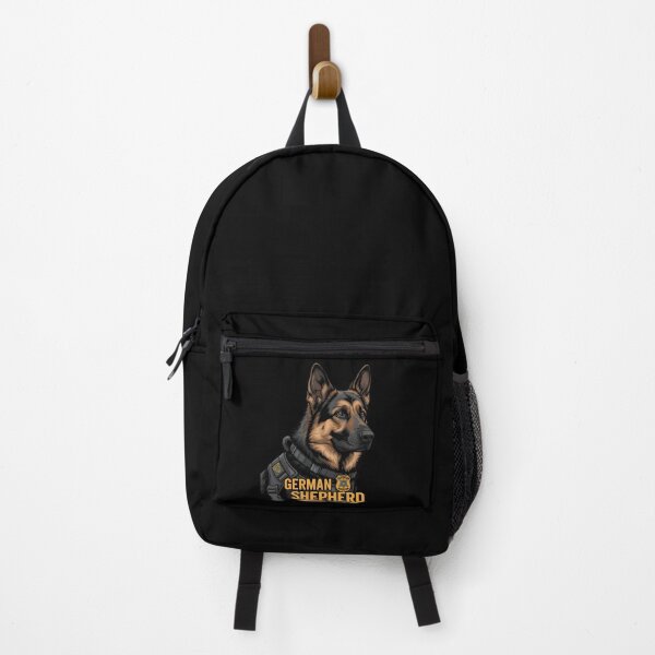 Item preview, Funny K9 German Shepherd Cartoon Dog Illustration designed and sold by Uglyandcute.