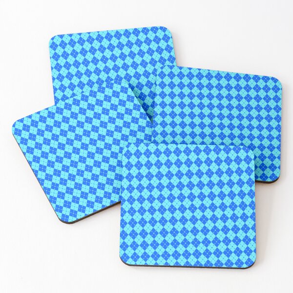 Item preview, Blue Checkered Gingham Argyle  - Abstract Geometric Shape Pattern - Gift Sets For Women designed and sold by RoyalStarsPatts.