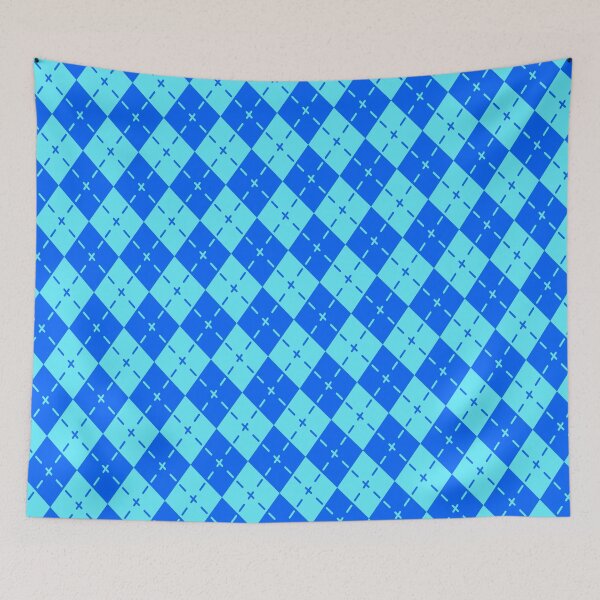 Item preview, Blue Checkered Gingham Argyle  - Abstract Geometric Shape Pattern - Gift Sets For Women designed and sold by RoyalStarsPatts.