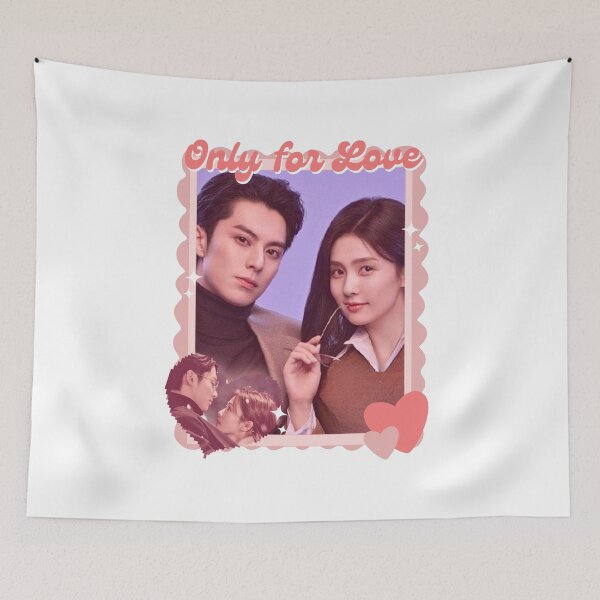 Item preview, Only for Love Chinese Romance Drama C-drama illustration designed and sold by HELL0WBELLO.