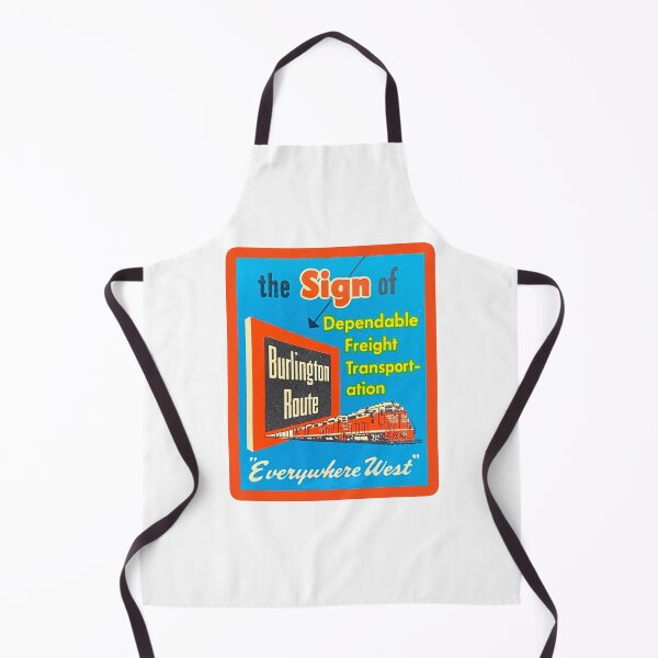 Item preview, Vintage Burlington Route - Everywhere West designed and sold by QuayTradingCo.