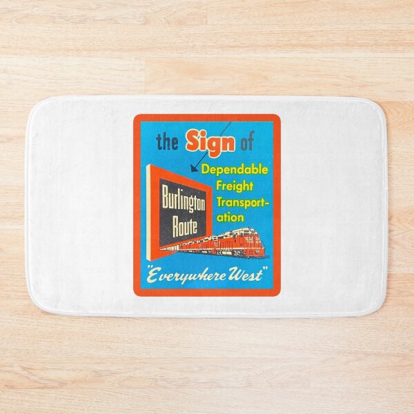 Item preview, Vintage Burlington Route - Everywhere West designed and sold by QuayTradingCo.