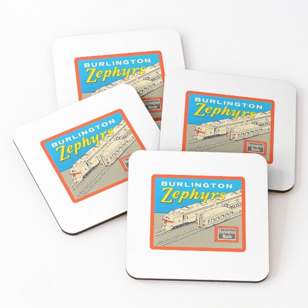 Item preview, Vintage Burlington Route - Zephyrs designed and sold by QuayTradingCo.