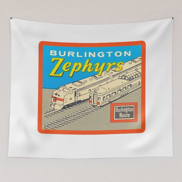 Item preview, Vintage Burlington Route - Zephyrs designed and sold by QuayTradingCo.