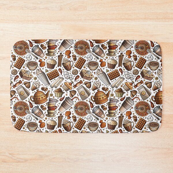 Item preview, Coffee Time Doodle designed and sold by Pink Pineapple Works.