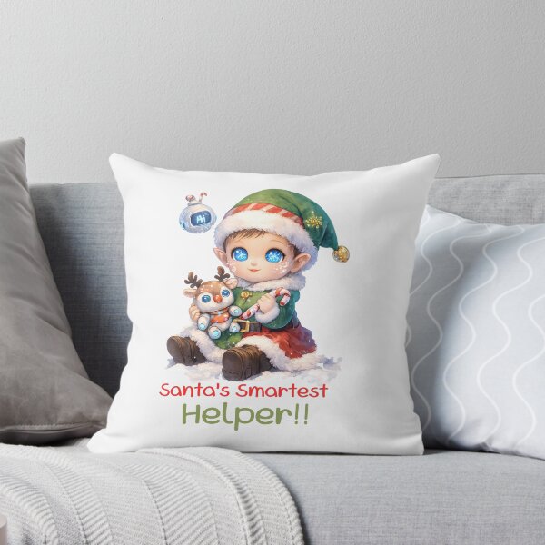 Item preview, Santa's Smartest Helper!! | Cute Futuristic AI Elf Christmas Art designed and sold by Sitred123.