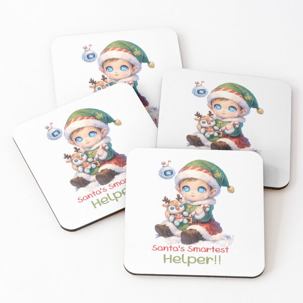 Item preview, Santa's Smartest Helper!! | Cute Futuristic AI Elf Christmas Art designed and sold by Sitred123.