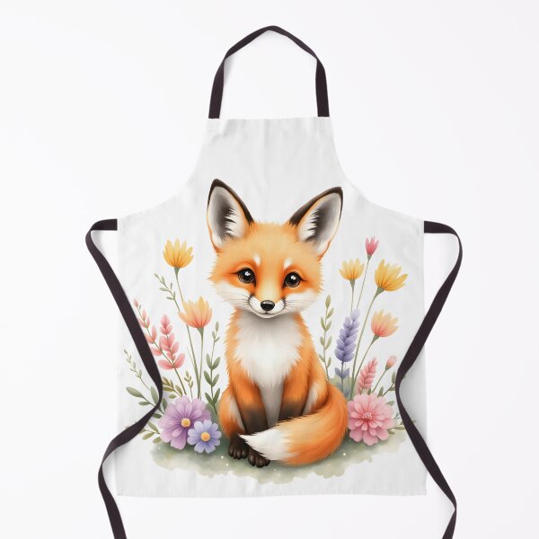 Artikelvorschau, Verträumter Blumenfuchs entworfen und verkauft von Kuky Studio.