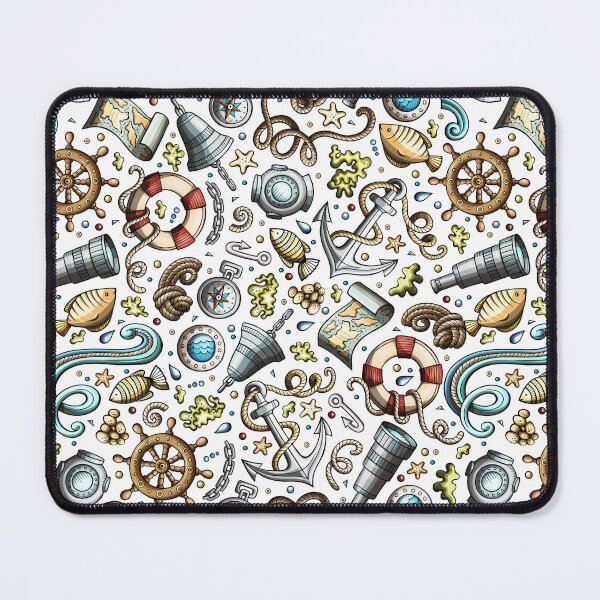 Item preview, Nautical Doodles designed and sold by Pink Pineapple Works.