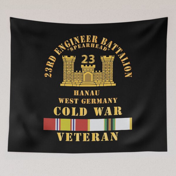 Item preview, Army - 23rd Engineer Battalion -Spearheead  w BR - Num, Hanau, West Germany X 300 designed and sold by Military Insignia Products.