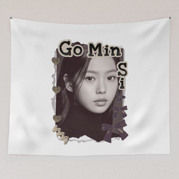 Item preview, Go Min-si (고민시) Korean actress South Korean celebrity K-drama star Korean film Scrapbook Collage Cozy Y2K Vintage Design designed and sold by HELL0WBELLO.