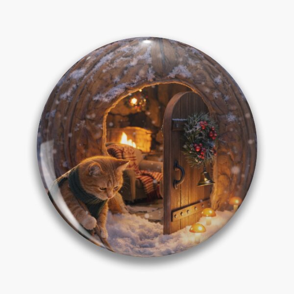 Item preview, A Quiet Winter Task – Cat Clearing Snow designed and sold by LovelyCatGalaxy.