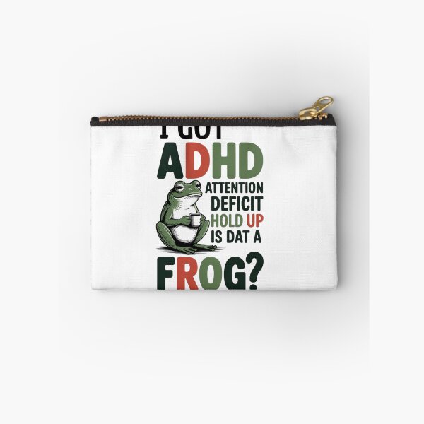 Item preview, Funny Frog Drinking Coffee - Autism Autistic Frog Lover I Got ADHD Neurodiversity designed and sold by ZACK ART.