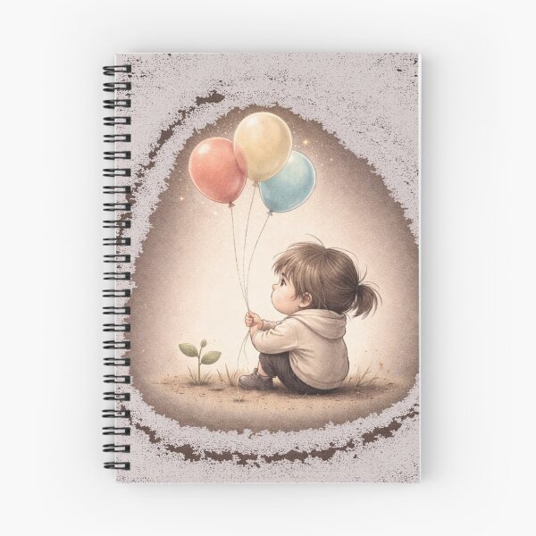 Item preview, Innocent Dreams Balloon T-Shirt – Cute Child Hope Art Tee designed and sold by KDesignCrafts.