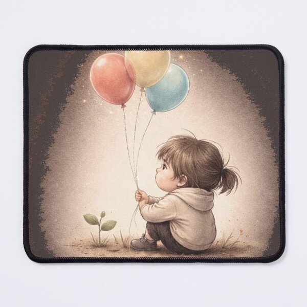 Item preview, Innocent Dreams Balloon T-Shirt – Cute Child Hope Art Tee designed and sold by KDesignCrafts.