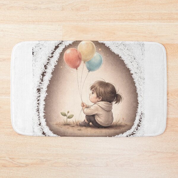 Item preview, Innocent Dreams Balloon T-Shirt – Cute Child Hope Art Tee designed and sold by KDesignCrafts.