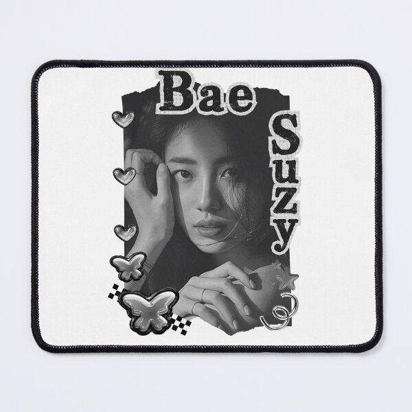 Item preview, Bae Suzy (배수지) Korean actress South Korean celebrity K-drama star Korean film n Black and White Collage Digital Art Portrait designed and sold by AJUNICE STUDIO.