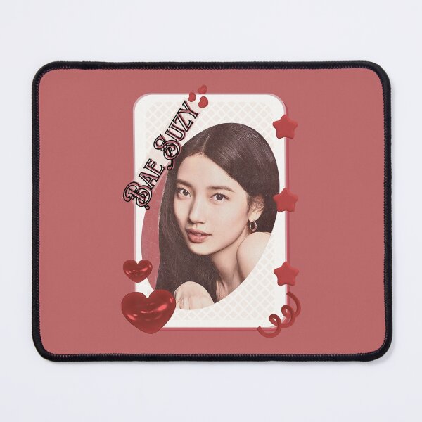 Item preview, Bae Suzy (배수지) Korean actress South Korean celebrity K-drama star Korean film  illustration Red Aesthetic Collage Design designed and sold by AJUNICE STUDIO.