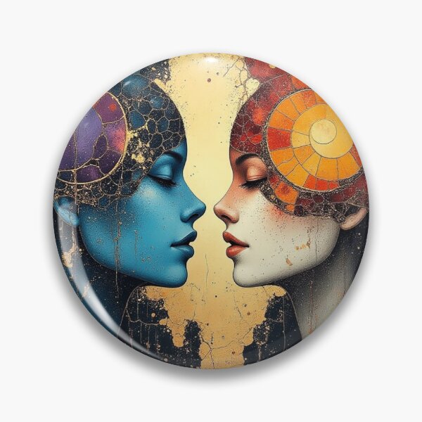 Item preview, Duality of Light & Shadow – Surreal Portraits in Mosaic Glow, Cosmic Contrast & Symbolic Silence designed and sold by FotoworldEdel.