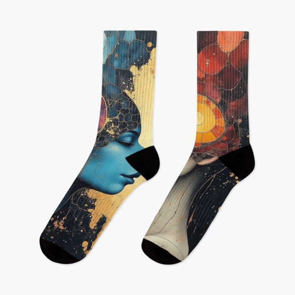 Item preview, Duality of Light & Shadow – Surreal Portraits in Mosaic Glow, Cosmic Contrast & Symbolic Silence designed and sold by FotoworldEdel.
