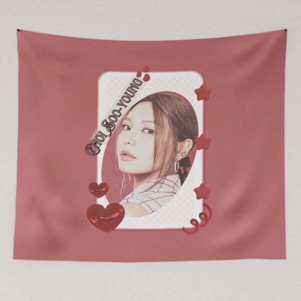 Item preview, Choi Soo-young (최수영) Korean actress South Korean celebrity K-drama star Korean film  illustration Red Aesthetic Collage Design designed and sold by AJUNICE STUDIO.