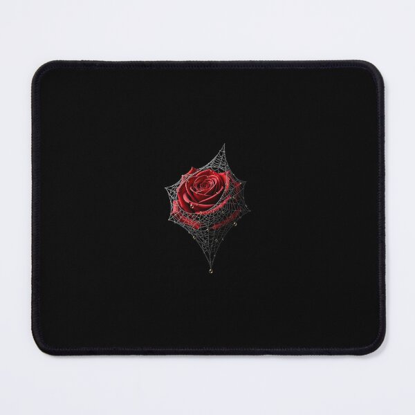 Item preview, Spider Web Rose | Gothic Dark Fantasy Sticker Art Design designed and sold by Gothic Han.