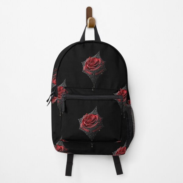 Item preview, Spider Web Rose | Gothic Dark Fantasy Sticker Art Design designed and sold by Gothic Han.