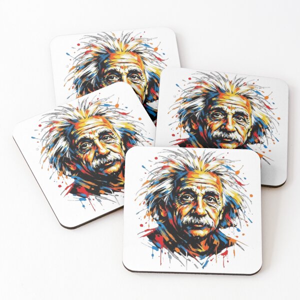 Item preview, Albert Einstein Inspirational Art – Genius Quote & Physics Design for Science Lovers designed and sold by AndresGB.
