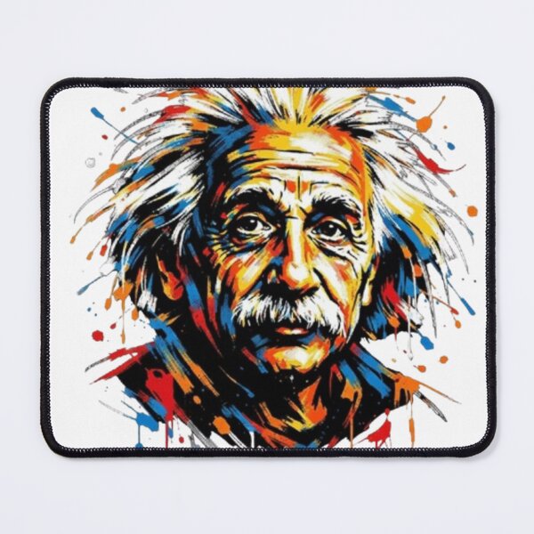 Item preview, Albert Einstein Inspirational Art – Genius Quote & Physics Design for Science Lovers designed and sold by AndresGB.