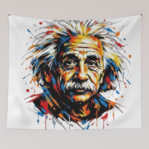 Item preview, Albert Einstein Inspirational Art – Genius Quote & Physics Design for Science Lovers designed and sold by AndresGB.