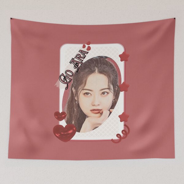 Item preview, Go Ara (고아라) Korean actress South Korean celebrity K-drama star Korean film  illustration Red Aesthetic Collage Design designed and sold by AJUNICE STUDIO.