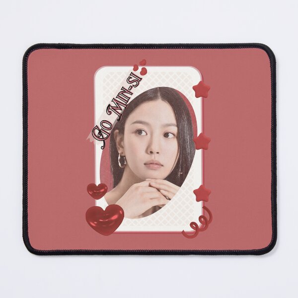 Item preview, Go Min-si (고민시) Korean actress South Korean celebrity K-drama star Korean film  illustration Red Aesthetic Collage Design designed and sold by AJUNICE STUDIO.