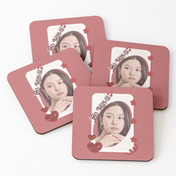 Item preview, Go Min-si (고민시) Korean actress South Korean celebrity K-drama star Korean film  illustration Red Aesthetic Collage Design designed and sold by AJUNICE STUDIO.