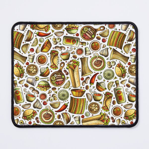 Item preview, Mexican Food Doodles designed and sold by Pink Pineapple Works.