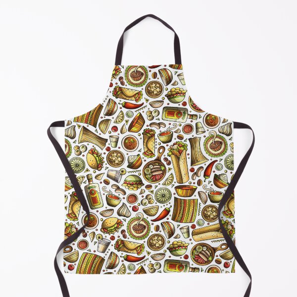 Item preview, Mexican Food Doodles designed and sold by Pink Pineapple Works.