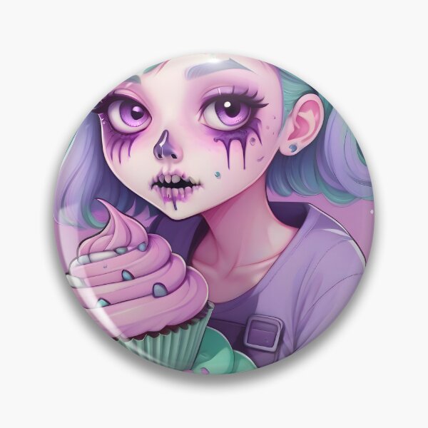 Item preview, Creepy Kawaii Anime Girl – Sweet Horror Art designed and sold by Stonealone44.