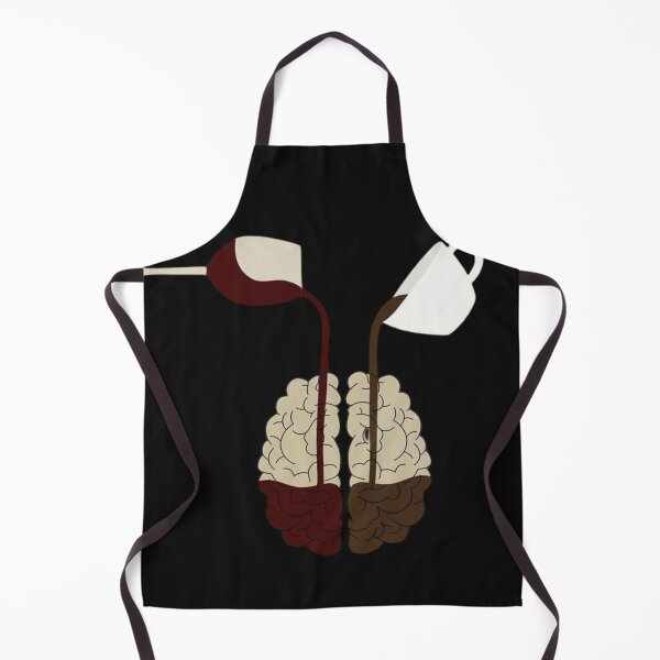 Item preview, Wine Brain vs Coffee Brain designed and sold by GenZINISH.