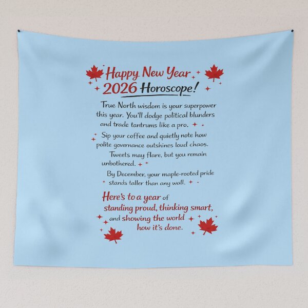 Item preview, Political New Year 2026 Canadian Horoscope Forecast designed and sold by HowToCanadian.