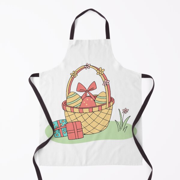 Item preview, Colorful Easter Egg Basket with Gifts and Bow Illustration designed and sold by Jirada.