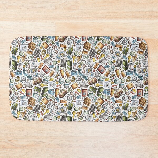 Item preview, Travel Doodles designed and sold by Pink Pineapple Works.